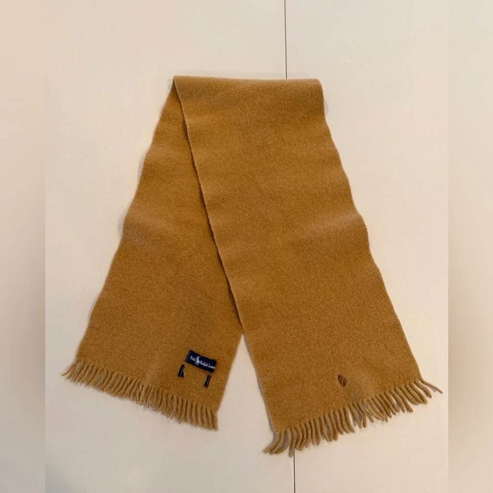 Polo Ralph Lauren | men’s fringed neck scarf.